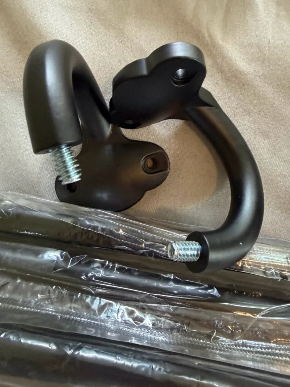 Mogaath Wrap Around Blackout Curtain Rods Set of 2 16